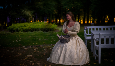 «En musikalsk vandring i Drammens historie», vandreteater på Gulskogen Gård.