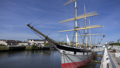 The Tall Ship Glenlee at Riverside Museum