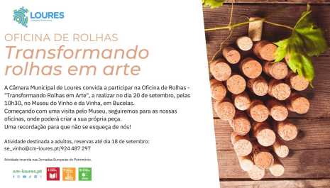 Oficina de Rolhas. Transformando rolhas em arte
