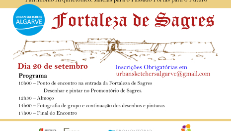 Encontro Urban Sketchers Algarve - vistas do património arquitetónico