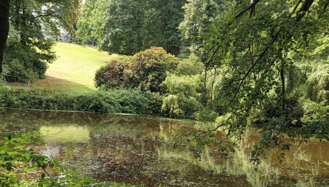 Het park van de burgemeesters van Melsen