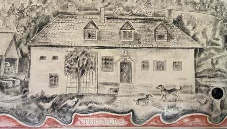 Zülowräume im Sternberg: Wandmalereien, Deckenmalereien, bemalte Türen und Keramik von Franz von Zülow