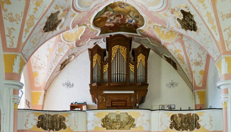 Die historische Orgel der Pfarrkirche Mühlheim am Inn