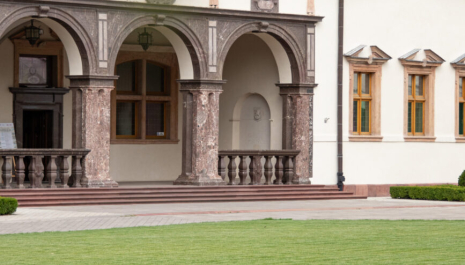 Otoczenie pałacu – architektura budynków towarzyszących rezydencji Organizator