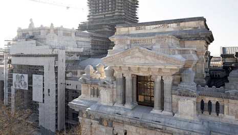 Visit the restoration site of the façades of the Palace of Justice of Brussels!