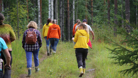 Maisemapäivän kävely Etelä-Karjalassa