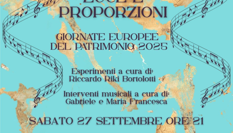 ARMONIE DI LUCE E PROPORZIONI – apertura straordinaria con percorso guidato