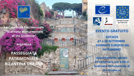 GEP 2025 - Passeggiata Patrimoniale Bizantina Urbana