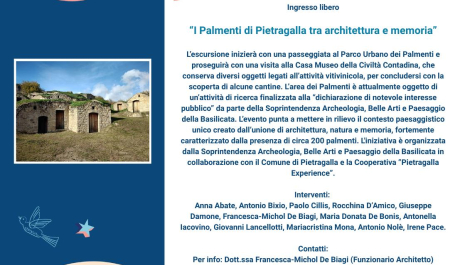 I Palmenti di Pietragalla tra architettura e memoria
