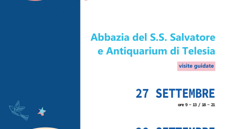 GEP 2025 Sabato 27 e domenica 28 settembre 2025 la Soprintendenza Archeologia belle arti e paesaggio per le province di Caserta e Benevento apre l'Abbazia del SS. Salvatore e l'Antiquarium di Telesia organizzando visite guidate. Ingresso gratuito