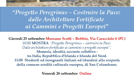 Progetto Peregrinus – Costruire la Pace: Dalle Architetture Fortificate  ai Cammini e Progetti Europei