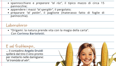 La spannocchiatura: pomeriggio creativo, laboratorio per bambini e bambine