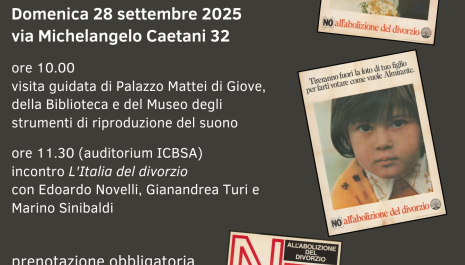 GEP 2025 - Biblioteca di Storia Moderna e Contemporanea - "L'italia del divorzio"