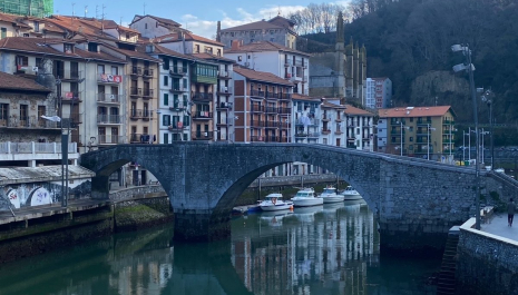Las casas de los pescadores de Ondarroa