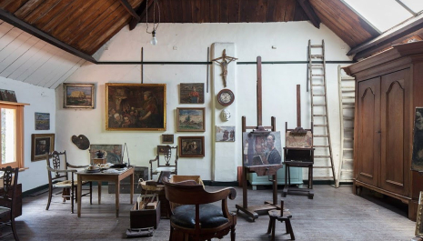 Onaangeroerd kunstenaarsatelier Marten Melsen (1870-1947)