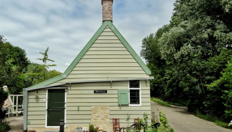 Houten huisje Engewormer