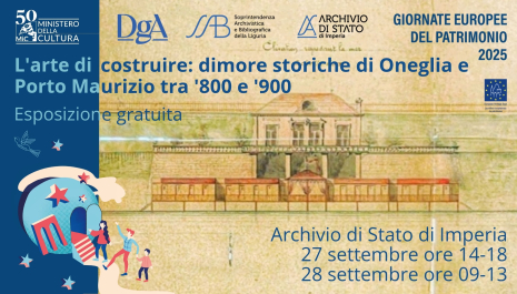 L'arte di costruire: dimore storiche di Oneglia e Porto Maurizio tra '800 e '900