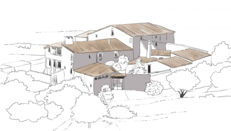 La masia de Can Gelabert de la Riera