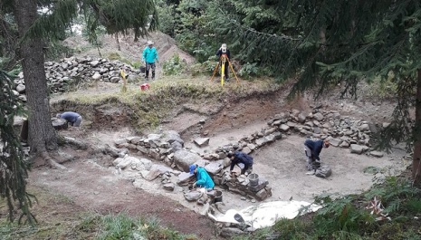 Archäologische Ausgrabung „Hohe Birga“ in Birgitz