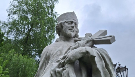 Figurenbildstock des heiligen Nepomuk