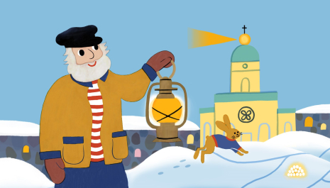 Majakanvartijan reitti Suomenlinnassa